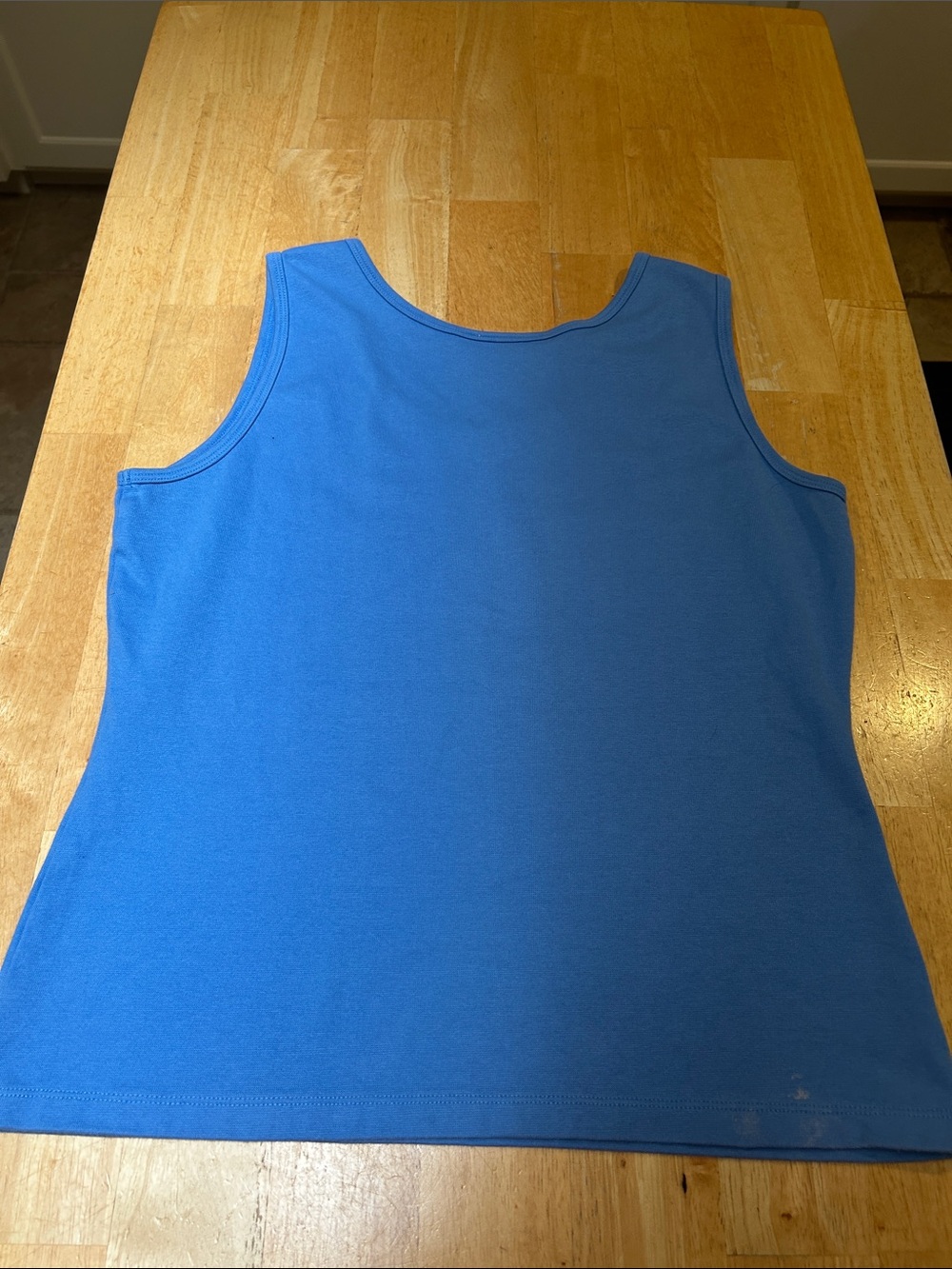 Christine Alexander Periwinkle Scoop Neck Tank Top